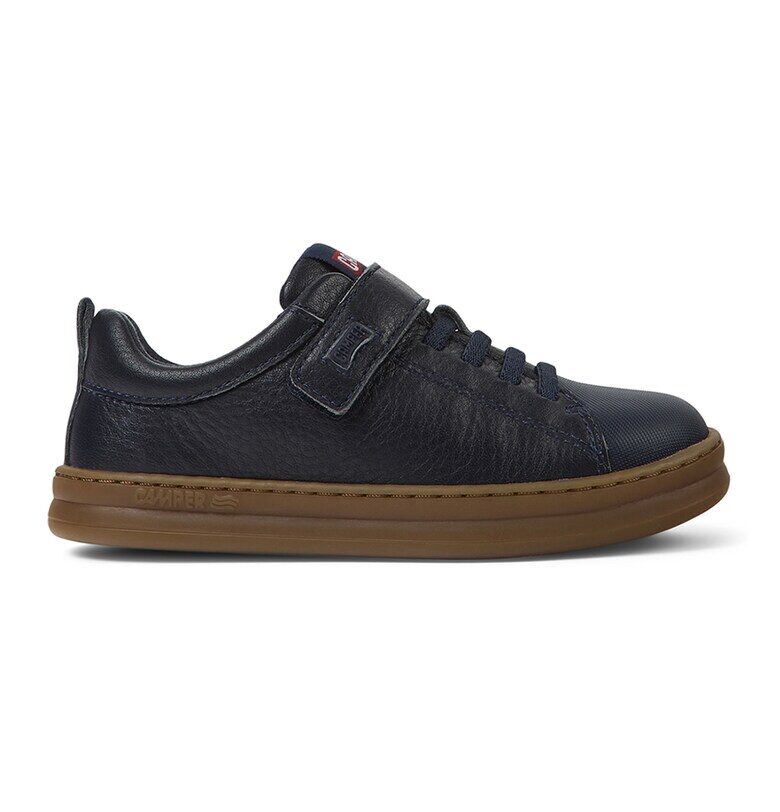 Leather Sneakers With Textile Inserts1 Camper