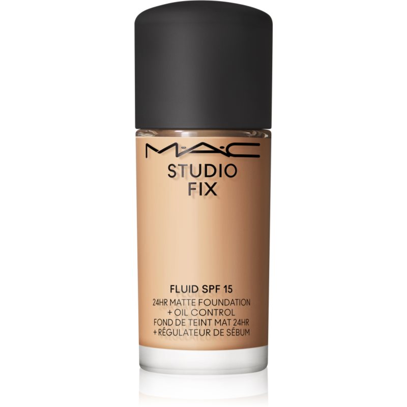 MAC Cosmetics Mini Studio Fix Fluid SPF 15 24HR Matte Foundation + Oil Control матиращ фон дьо тен SPF 15 цвят NW15 15 мл. на ниска цена