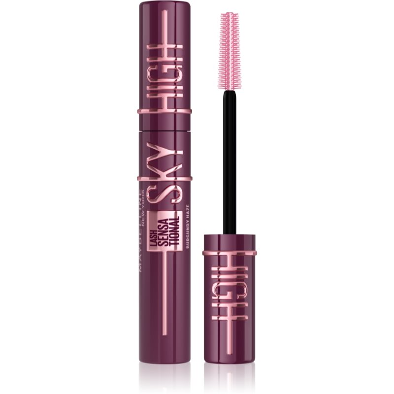 MAYBELLINE NEW YORK Lash Sensational Sky High спирала за обем и удължаване на мигли цвят Burgundy Haze 7.2 мл.