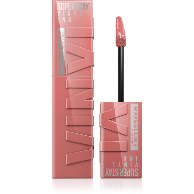 MAYBELLINE NEW YORK SuperStay Vinyl Ink дълготрайно течно червило 100 CHARMED 4.2 мл.