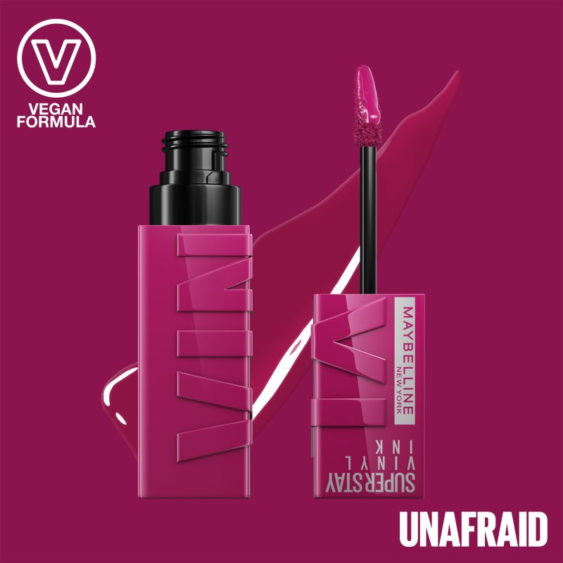 MAYBELLINE NEW YORK SuperStay Vinyl Ink дълготрайно течно червило 170 UNAFRAID 4.2 мл. на ниска цена