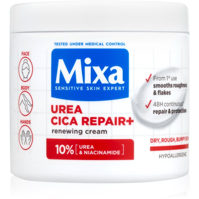 MIXA Urea Cica Repair+ регенериращ крем за тяло за много суха кожа 400 мл. на ниска цена