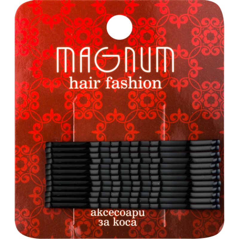 Magnum Hair Fashion фиби за коса черна 12 бр.