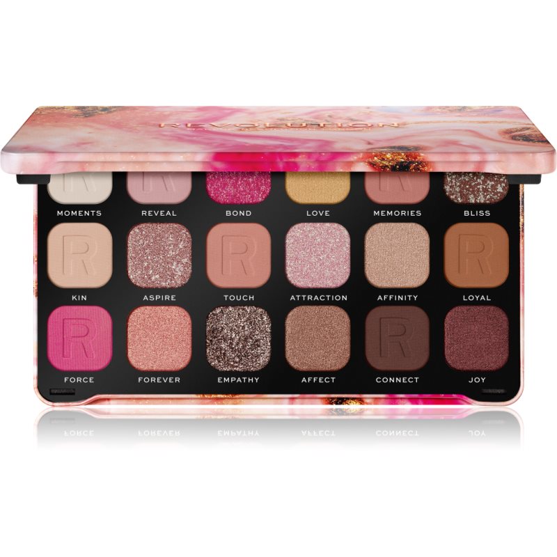Makeup Revolution Forever Flawless палитра от сенки за очи цвят Affinity 18 x 1.1 гр.