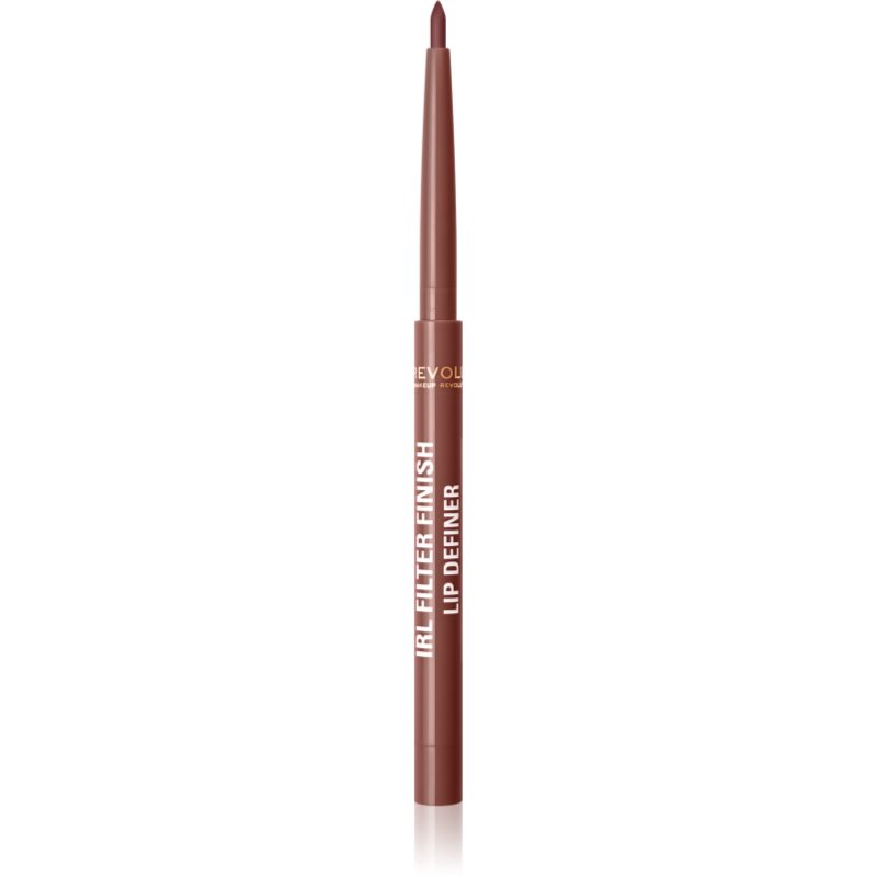 Makeup Revolution IRL Filter кремообразен молив за устни с матиращ ефект цвят Frappuccino Nude 0