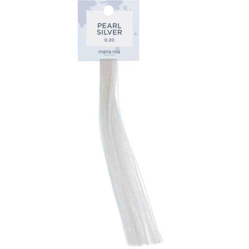 Maria Nila Colour Refresh Pearl Silver нежна подхранваща маска без перманентни цветови пигменти издържа 4 – 10 измивания 0.20 100 мл. на ниска цена