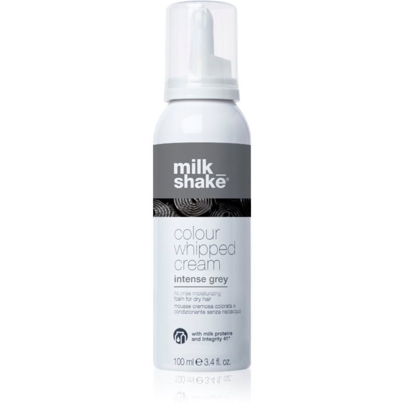 Milk Shake Colour Whipped Cream тонираща пяна за всички видове коса Intense gray 100 мл.