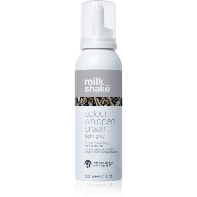 Milk Shake Colour Whipped Cream тонираща пяна за всички видове коса Light gray 100 мл.