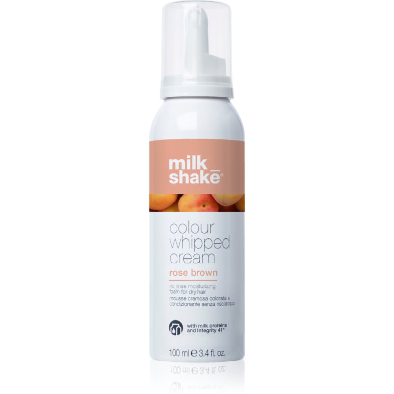 Milk Shake Colour Whipped Cream тонираща пяна за всички видове коса Rose brown 100 мл.