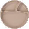 Minikoioi Puzzle Plate Bubble Beige разделена чиния с вендуза Bubble Beige 1 бр.