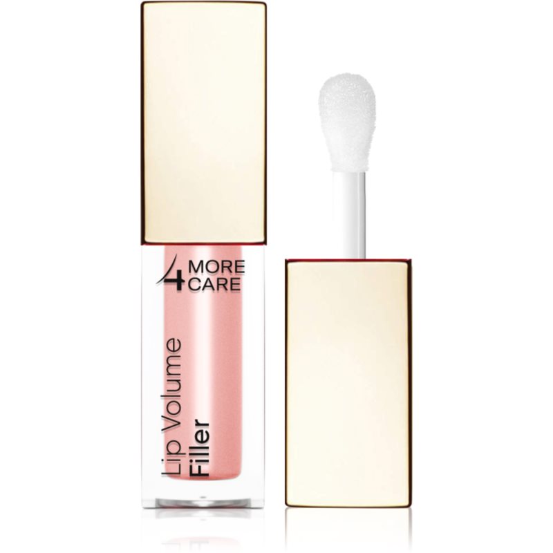 More4Care Lip Volume Filler блясък за устни за по-голям обем цвят Light Pink 4.8 гр.