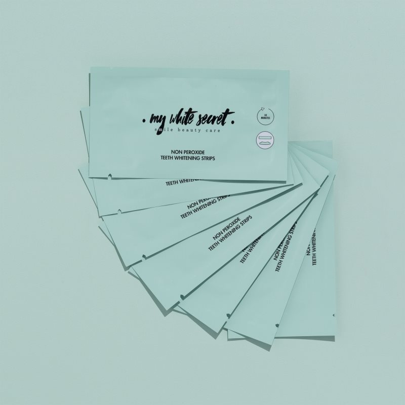 My White Secret Non - Peroxide Teeth Whitenings Strips избелващи ленти за зъби 7 бр. на ниска цена
