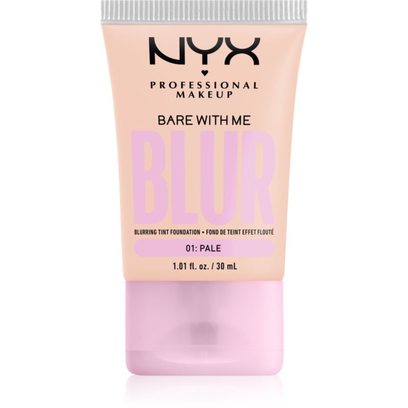 NYX Professional Makeup Bare With Me Blur Tint хидратиращ фон дьо тен цвят 01 Pale 30 мл.