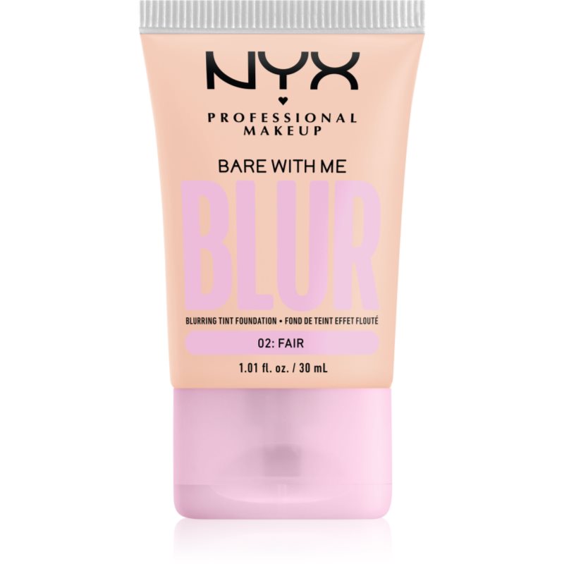 NYX Professional Makeup Bare With Me Blur Tint хидратиращ фон дьо тен цвят 02 Fair 30 мл.