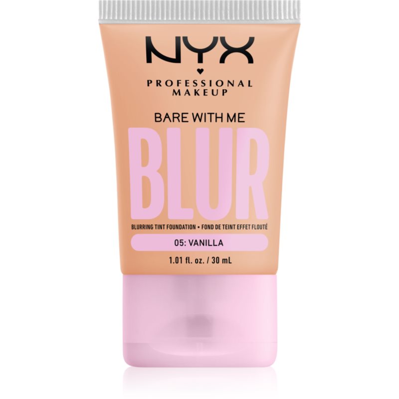 NYX Professional Makeup Bare With Me Blur Tint хидратиращ фон дьо тен цвят 05 Vanilla 30 мл.