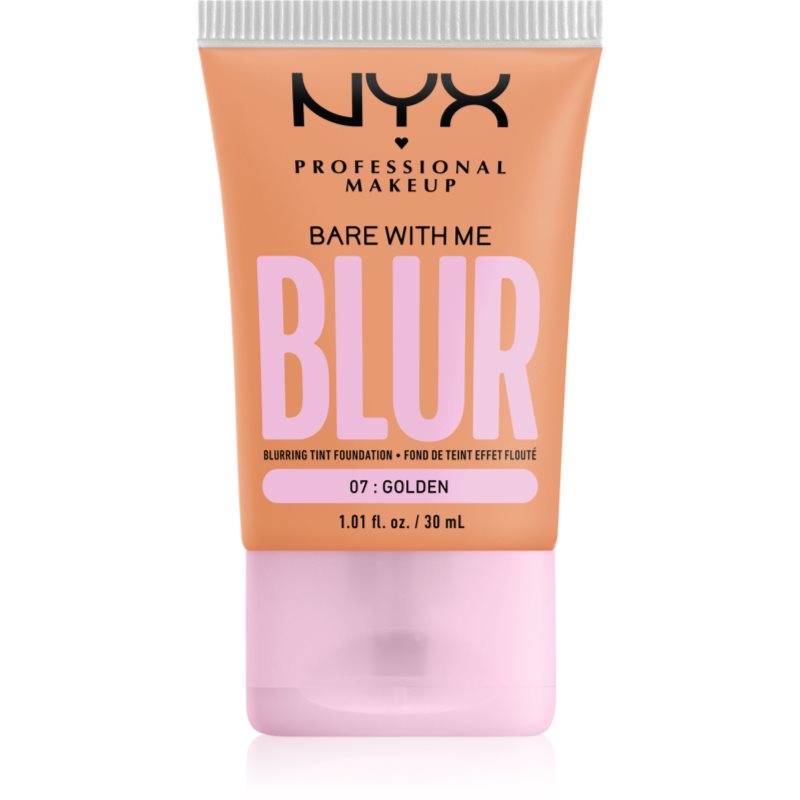 NYX Professional Makeup Bare With Me Blur Tint хидратиращ фон дьо тен цвят 07 Golden 30 мл.