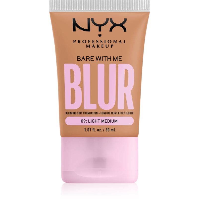 NYX Professional Makeup Bare With Me Blur Tint хидратиращ фон дьо тен цвят 09 Light Medium 30 мл.