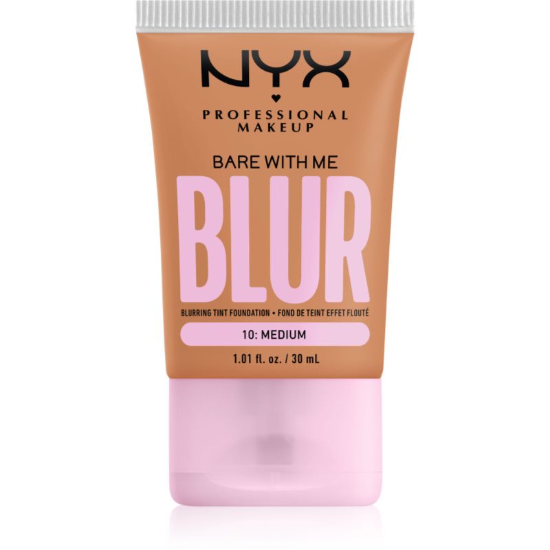 NYX Professional Makeup Bare With Me Blur Tint хидратиращ фон дьо тен цвят 10 Medium 30 мл.