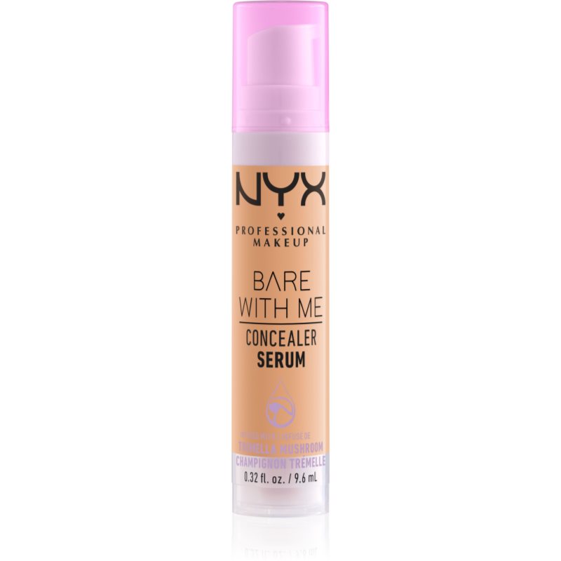 NYX Professional Makeup Bare With Me Concealer Serum овлажняващ коректор 2 в 1 цвят 5.5 Medium Golden 9