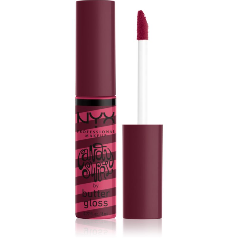 NYX Professional Makeup Butter Gloss Candy Swirl блясък за устни цвят 04 Candy Apple 8 мл.