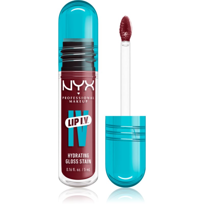 NYX Professional Makeup Lip IV дълготраен гланц за устни с хидратиращ ефект цвят 08 - DRIPPIN' IN ROSE 5 мл.