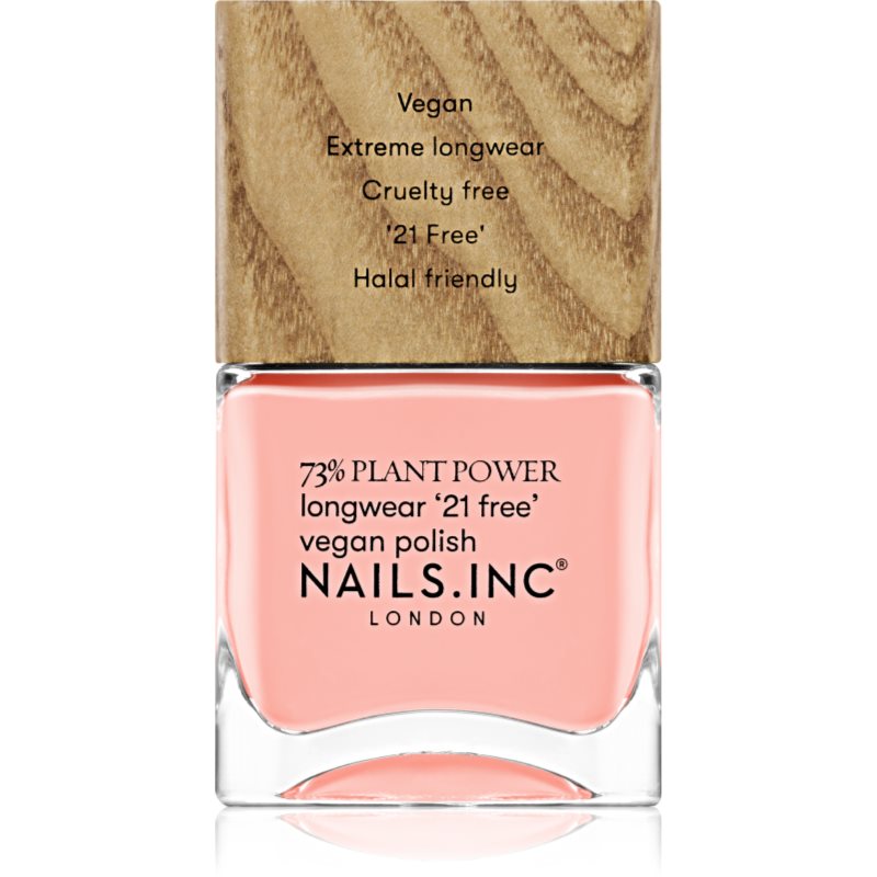 Nails Inc. Vegan Nail Polish дълготраен лак за нокти цвят Zero Waste Pro 14 мл.