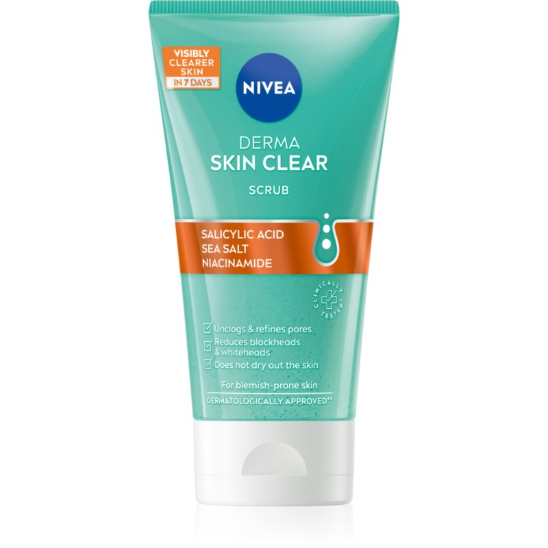 Nivea Derma Skin Clear почистващ пилинг за лице 150 мл.
