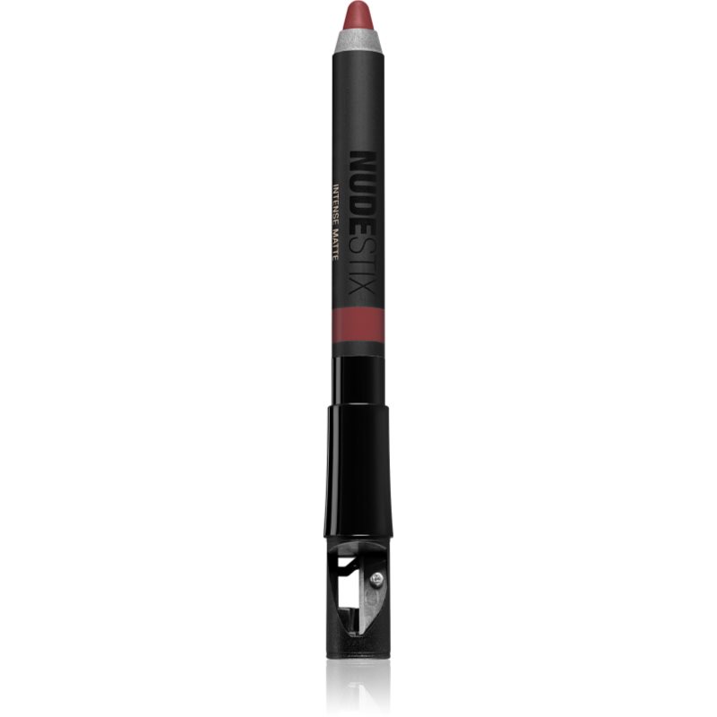 Nudestix Intense Matte универсален молив за устни и скули цвят Sunkissed Rose 2