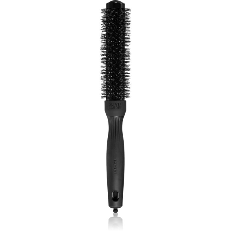 Olivia Garden Black Label Speed Wavy Bristles кръгла четка за коса за по-бързо оформяне на прическата със сешоар ø 25 mm 1 бр.