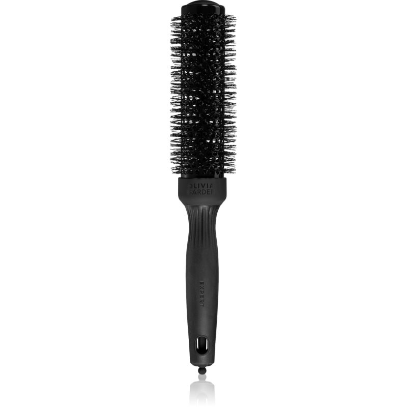 Olivia Garden Black Label Speed Wavy Bristles кръгла четка за коса за по-бързо оформяне на прическата със сешоар ø 35 mm 1 бр.