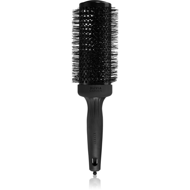 Olivia Garden Black Label Speed Wavy Bristles кръгла четка за коса за по-бързо оформяне на прическата със сешоар ø 55 mm 1 бр.