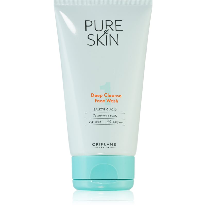 Oriflame Pure Skin почистващ гел за лице за мазна кожа 150 мл.