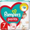 Pampers Pants Size 7 еднократни пелени гащички 17+ kg 32 бр.