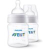 Philips Avent Anti-colic SCY100/02 бебешко шише против колики 0 m+ 2x125 мл.