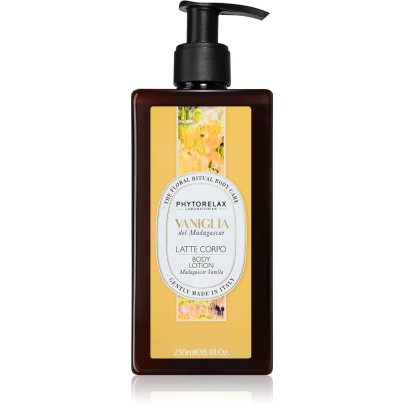 Phytorelax Laboratories Madagascar Vanilla успокояващ хидратиращ лосион за тяло с ванилия 250 мл.