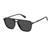 Polaroid Слънчеви очила Aviator с метална рамка - Черен -