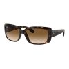Правоъгълни слънчеви очила с градиента Ray-Ban