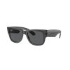 Унисекс квадратни слънчеви очила с плътен цвят Ray-Ban