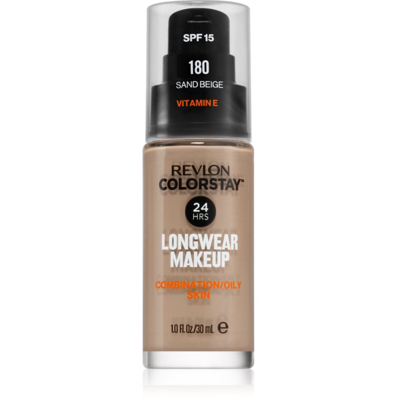 Revlon Cosmetics ColorStay™ дълготраен матиращ фон дьо тен за смесена и мазна кожа цвят 180 Sand Beige 30 мл.