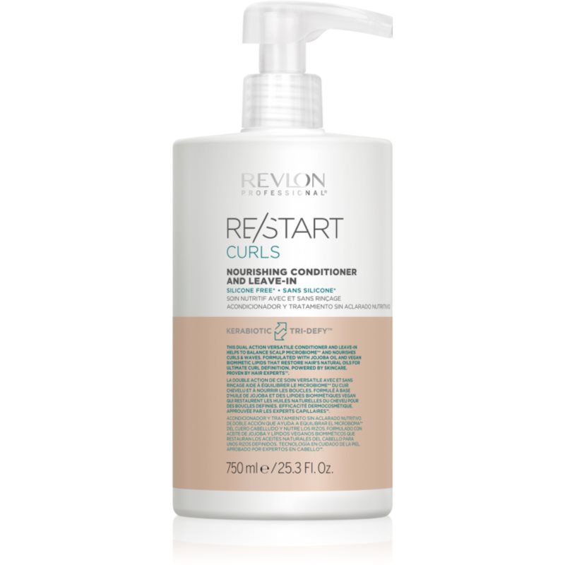 Revlon Professional Re/Start Curls Текстуриращ балсам за чуплива и къдрава коса 750 мл.