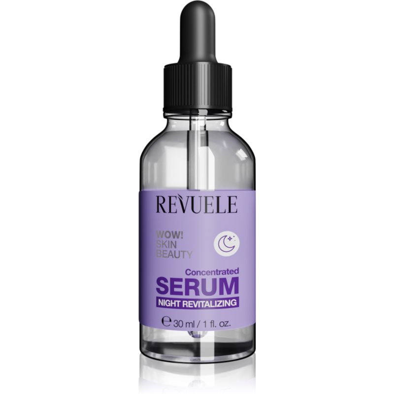Revuele WOW! Skin Beauty Concentrated Serum Night Revitalizing нощен серум против бръчки с хидратиращ ефект 30 мл.