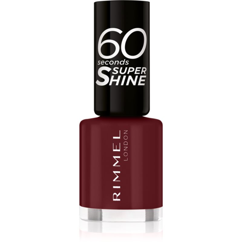 Rimmel 60 Seconds Super Shine лак за нокти цвят 340 Berries And Cream 8 мл.