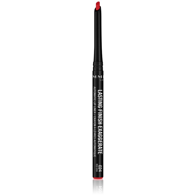 Rimmel Lasting Finish Exaggerate автоматичен молив за устни цвят 045 Epic Burgundy 0