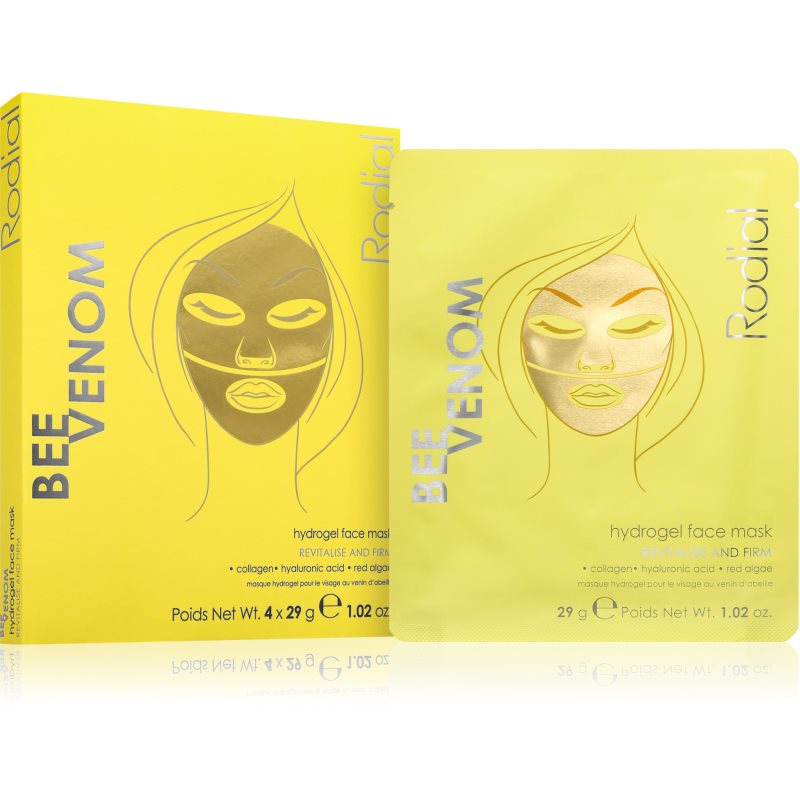 Rodial Bee Venom Hydrogel Face Mask Релаксираща хидрогел маска 4x29 гр.