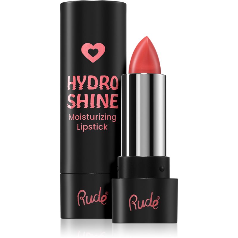 Rude Cosmetics Hydro Shine Moisturizing Lipstick кремообразно хидратиращо червило цвят Sweet Rose 3.7 гр.