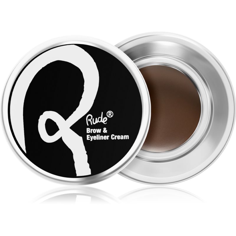 Rude Cosmetics Peep Show Brow & Eyeliner Cream дълготраен гел за вежди цвят One On One 3.6 гр.