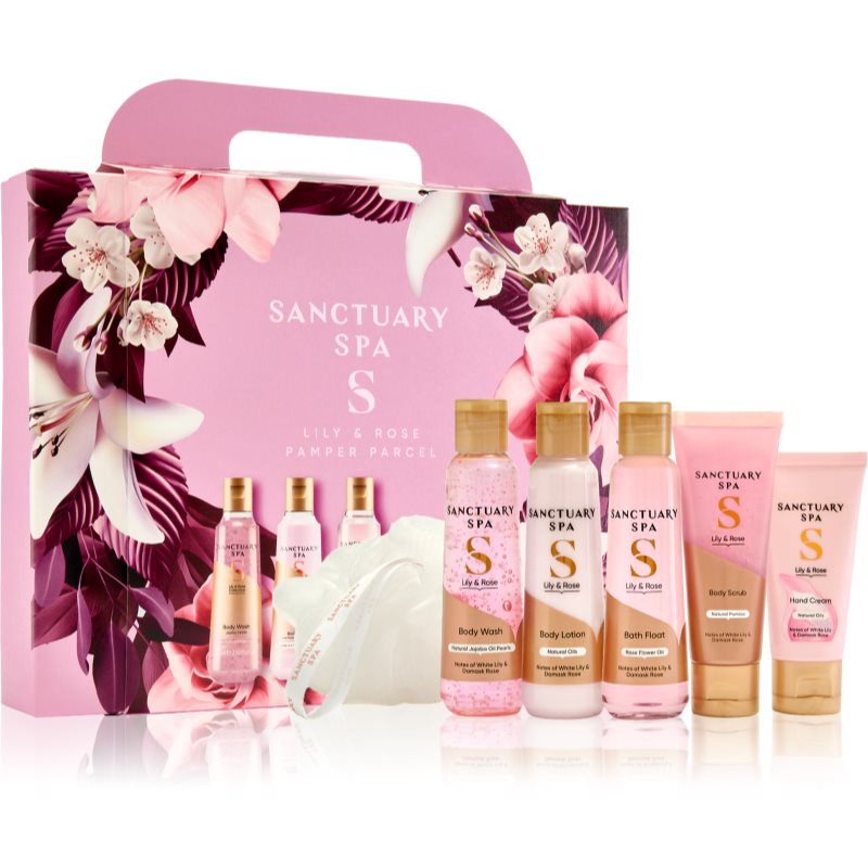 Sanctuary Spa Lily & Rose комплект за пътуване за тяло на ниска цена