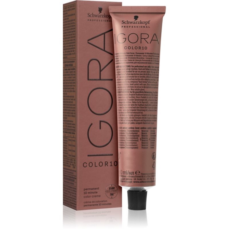 Schwarzkopf Professional IGORA Color 10 перманентната боя за коса цвят 6-0 Dark Blonde Natural 60 мл.