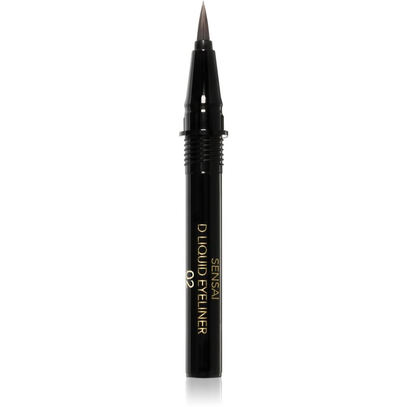 Sensai Designing Liquid Eyeliner Refill течни очни линии пълнител цвят 02 Deep Brown 0.6 мл.