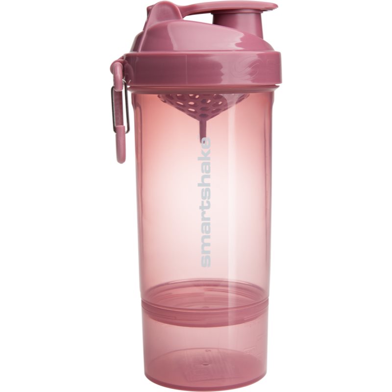 Smartshake Original2GO ONE спортен шейкър + контейнер боя Deep Rose Pink 800 мл.
